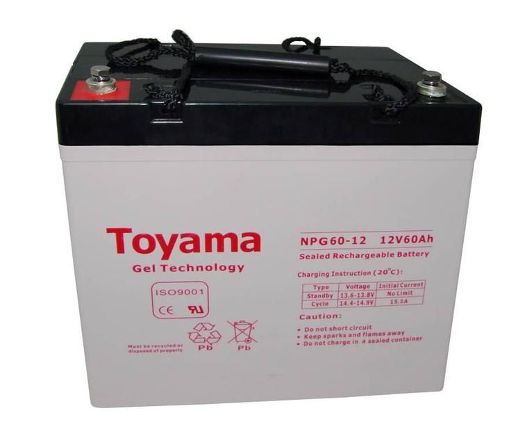 Акумуляторна батарея TOYAMA NPG60-12 GEL 12V 60Ah - зображення 1