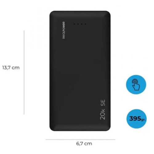 Батарея POWER BANK RealPower PB-20k SE 20000mAh - зображення 4