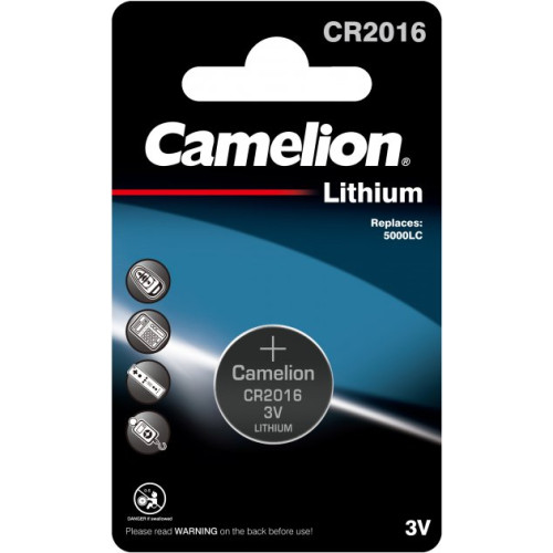 Батарейка CR2016 Lithium Camelion - зображення 1