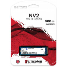 Накопичувач SSD NVMe M.2 500GB Kingston NV2 (SNV2S\/500G) - зображення 1