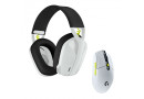 Комплект гарнітура Logitech G435SE + мишка Logitech G305SE Wireless White (981-001162) - зображення 1