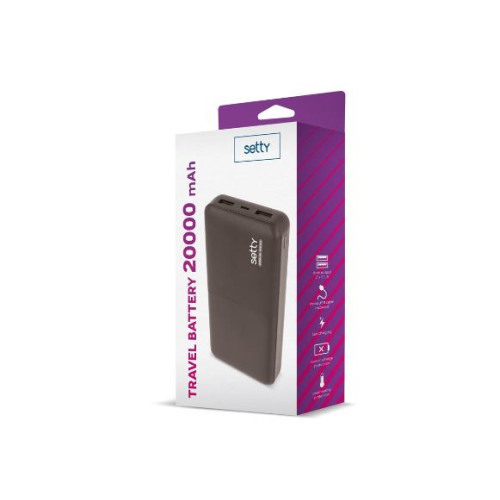 Батарея POWER BANK Setty SPB-20 20000mAh - зображення 2