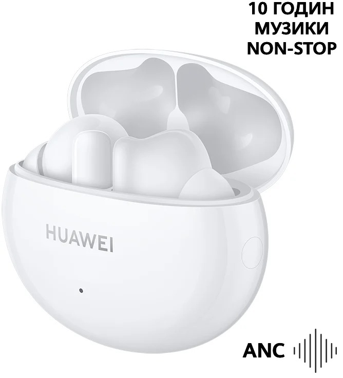 Безпровідна Bluetooth гарнітура Huawei Freebuds 4i Ceramic White - зображення 2