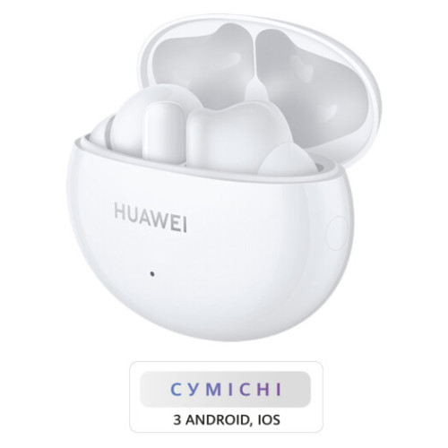 Безпровідна Bluetooth гарнітура Huawei Freebuds 4i Ceramic White - зображення 3