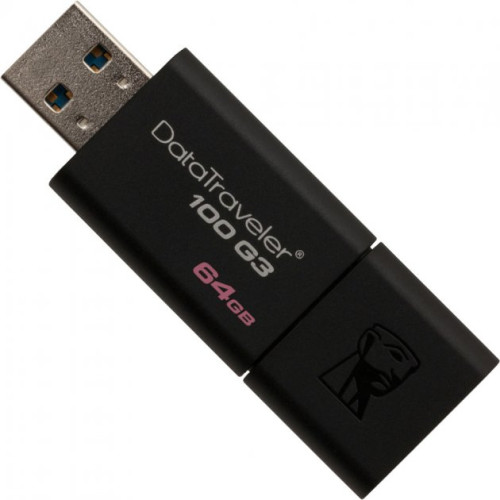 Флеш пам'ять USB 64 Gb Kingston DT 100 G3 USB3.0 - зображення 3