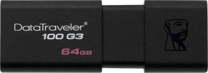 Флеш пам'ять USB 64 Gb Kingston DT 100 G3 USB3.0 - зображення 4