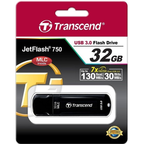 Флеш пам'ять USB 32 Gb Transcend JetFlash 750 USB3.0 - зображення 4