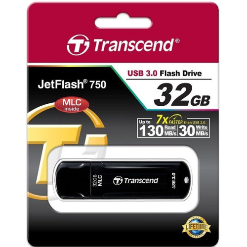 Флеш пам'ять USB 32 Gb Transcend JetFlash 750 USB3.0 - зображення 5