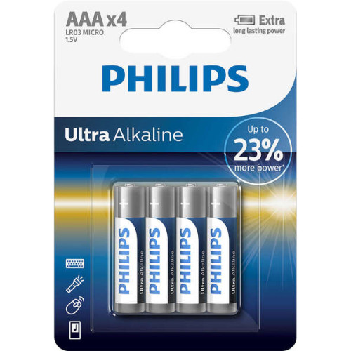 Батарейка AAA Philips Ultra Alkaline - зображення 1