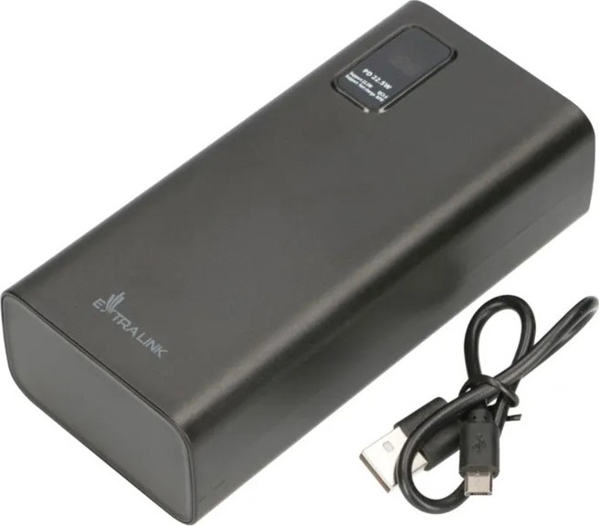 Батарея POWER BANK Extralink EPB-069 30000mAh 22.5W - зображення 6