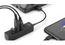Концентратор USB 2.0 REAL-EL HQ-174 black 4 порти - зображення 4