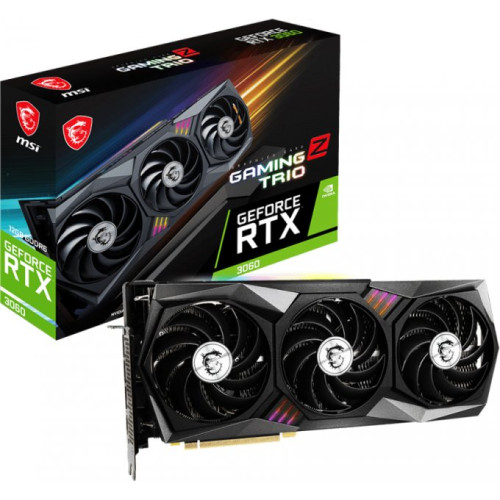 Відеокарта GeForce RTX 3060 12 GDDR6 MSI GAMING Z TRIO (RTX 3060 GAMING Z TRIO 12G) - зображення 6