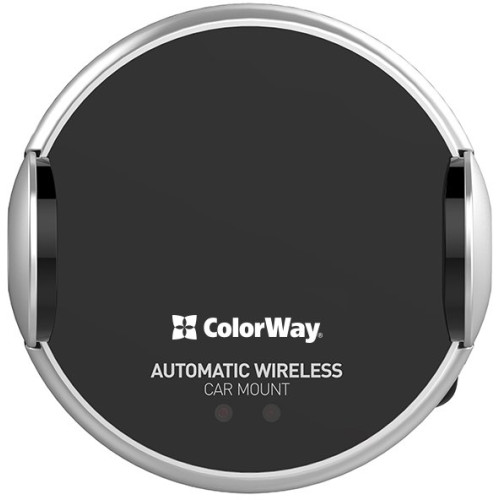 Авто-кріплення + бездротовий ЗП ColorWay AutoSense Car Wireless Charger 2 15W Black - зображення 6