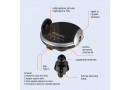 Авто-кріплення + бездротовий ЗП ColorWay AutoSense Car Wireless Charger 2 15W Black - зображення 8