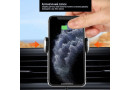 Авто-кріплення + бездротовий ЗП ColorWay AutoSense Car Wireless Charger 2 15W Black - зображення 10
