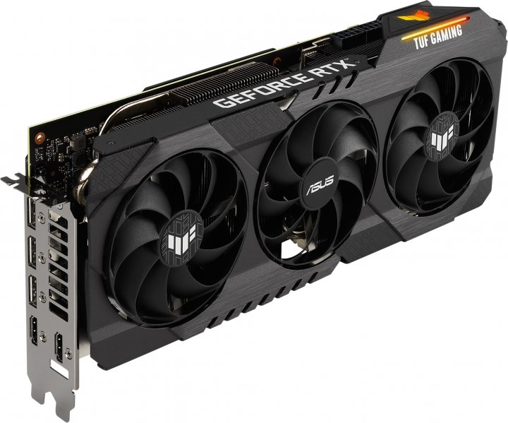 Відеокарта GeForce RTX 3060 Ti 8 GDDR6X Asus TUF GAMING OC (TUF-RTX3060TI-O8GD6X-GAMING) - зображення 3