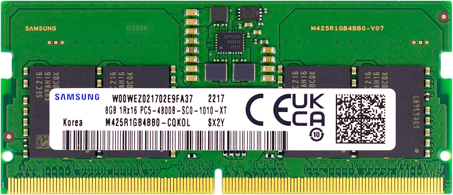 Пам'ять DDR5-4800 8 Gb Samsung SoDIMM - зображення 1
