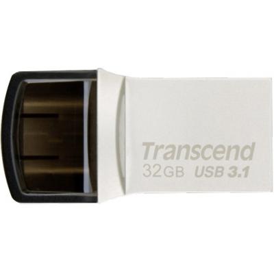 Флеш пам'ять USB 32 Gb Transcend JetFlash 890S USB 3.1 \/ Type-C - зображення 2
