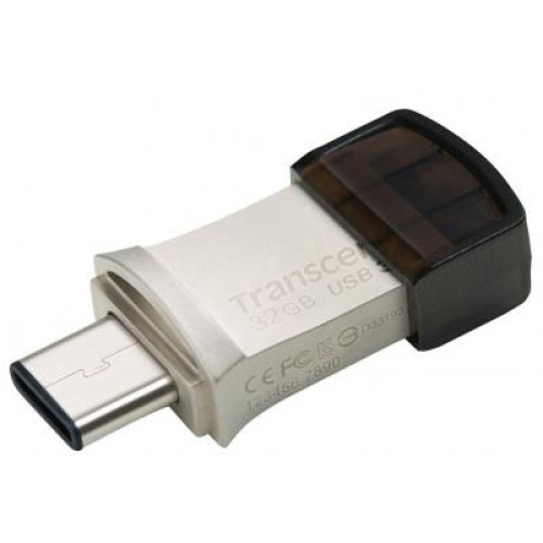 Флеш пам'ять USB 32 Gb Transcend JetFlash 890S USB 3.1 \/ Type-C - зображення 3
