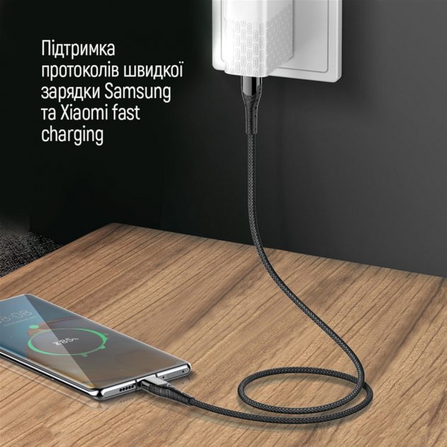 Кабель USB Type C to Type C 1.0м. Colorway PD Fast Charging, 3A, 65W - зображення 4