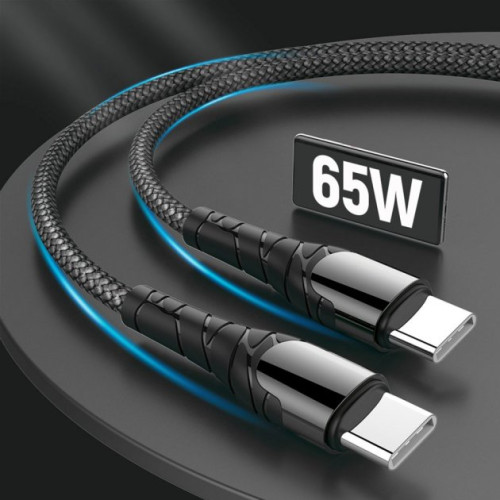 Кабель USB Type C to Type C 1.0м. Colorway PD Fast Charging, 3A, 65W - зображення 5