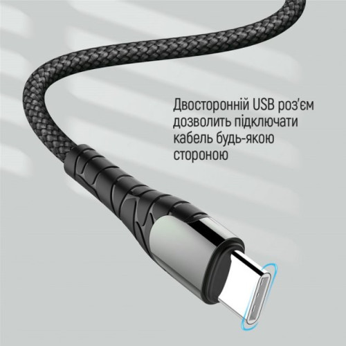 Кабель USB Type C to Type C 1.0м. Colorway PD Fast Charging, 3A, 65W - зображення 6