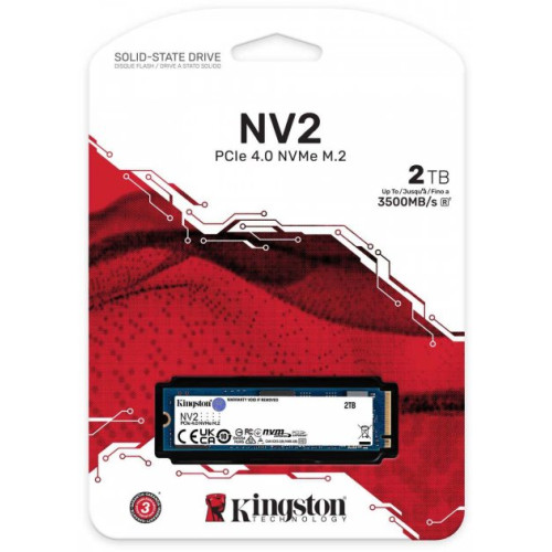 Накопичувач SSD NVMe M.2 2000GB Kingston NV2 (SNV2S\/2000G) - зображення 4