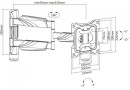 Настінне кріплення Brateck LPA50-223 - зображення 9