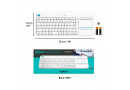 Клавіатура Logitech Media K400 Plus White - зображення 8