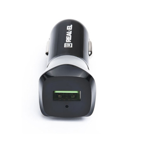 Автомобільний зарядний пристрій REAL-EL CA-30 Quick Charge 3.0 (EL123160011) - зображення 1