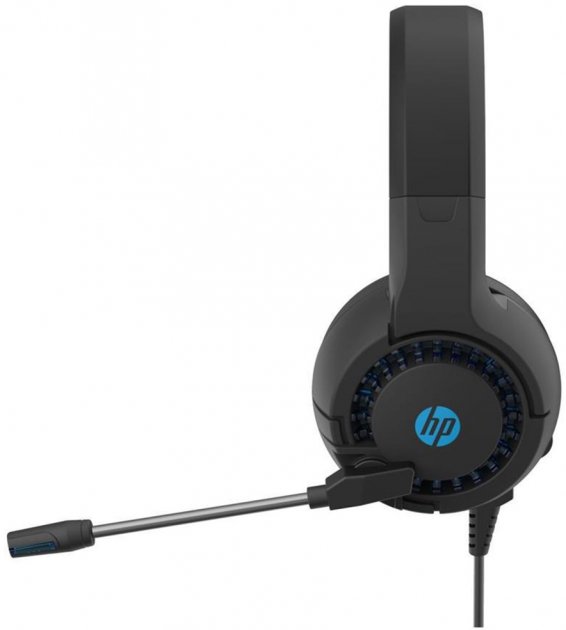Гарнітура HP DHE-8011UM Gaming Blue LED Black - зображення 3