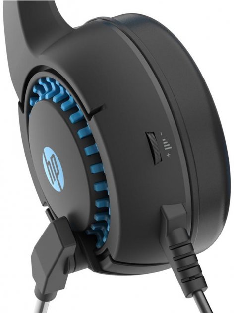 Гарнітура HP DHE-8011UM Gaming Blue LED Black - зображення 5