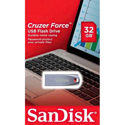 Флеш пам'ять USB 32 Gb SANDISK Cruzer Force USB 2.0 - зображення 5