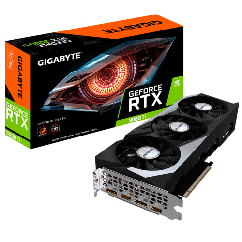 Відеокарта GeForce RTX 3060 Ti 8 GDDR6X Gigabyte GAMING OC (GV-N306TXGAMING OC-8GD) - зображення 1