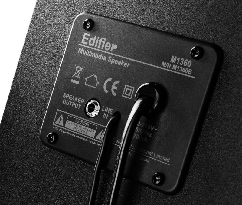 Колонки Edifier M1360 Black 2.1 - зображення 7