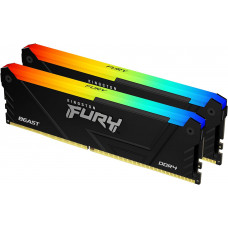 Пам'ять DDR4 RAM_32Gb (2x16Gb) 2666Mhz Kingston Fury Beast RGB (KF426C16BB2AK2/32)