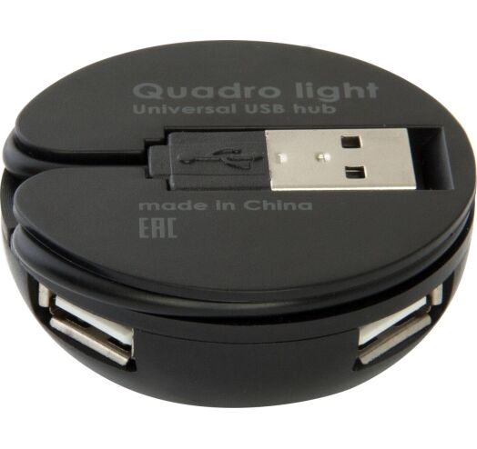 Концентратор USB 2.0 Defender QUADRO Light (83201) - зображення 3