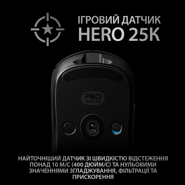 Мишка Logitech G PRO Gaming Wireless Black (910-005272) - зображення 3