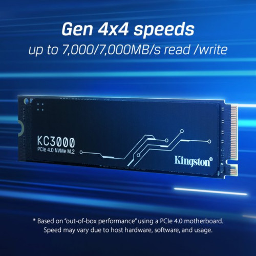 Накопичувач SSD NVMe M.2 1000GB Kingston KC3000 (SKC3000S\/1024G) - зображення 5