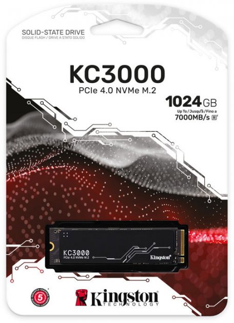 Накопичувач SSD NVMe M.2 1000GB Kingston KC3000 (SKC3000S\/1024G) - зображення 10