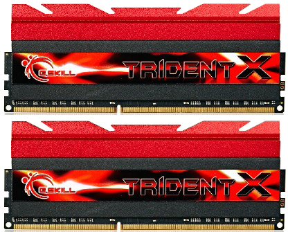 Пам'ять DDR3 RAM_16Gb (2x8Gb) 2400Mhz G.Skill TridentX (F3-2400C10D-16GTX) - зображення 1