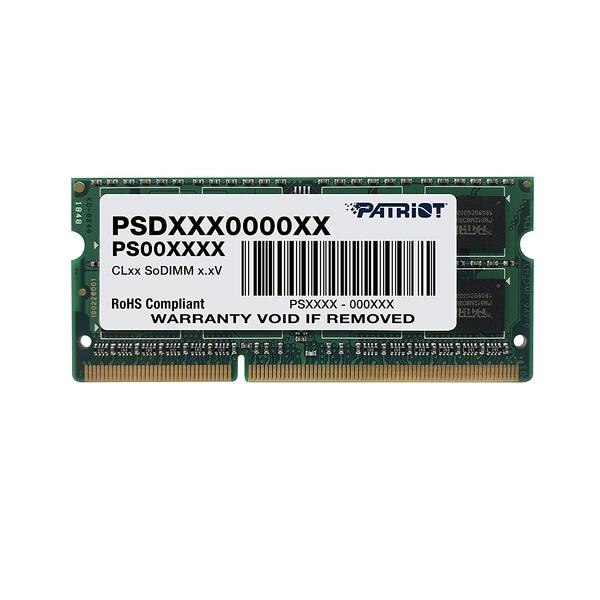 Пам'ять DDR3-1600 4 Gb Patriot SoDIMM - зображення 1