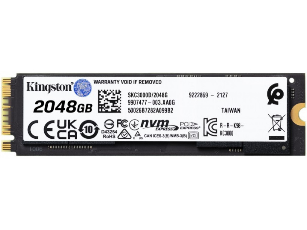 Накопичувач SSD NVMe M.2 2000GB Kingston KC3000 (SKC3000D\/2048G) - зображення 3