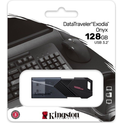 Флеш пам'ять USB 128Gb Kingston DataTraveler Exodia Onyx USB3.2 - зображення 5