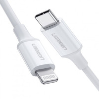 Кабель USB-C to Lightning Ugreen MFi, Model US171, 1.5 м, білий