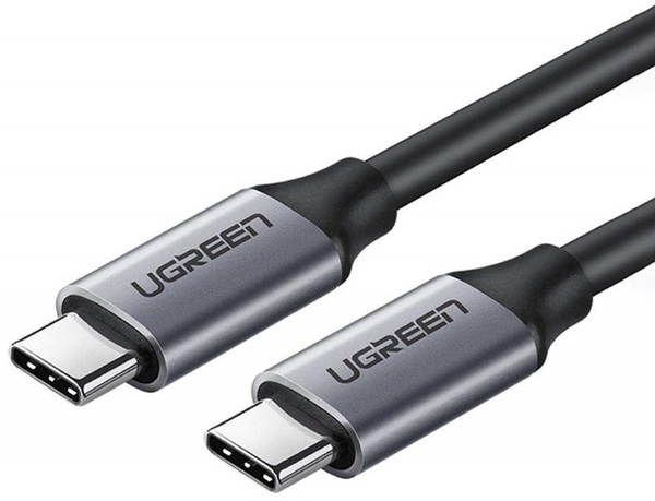 Кабель USB Type C to Type C Ugreen US161, 1.5м., 3A, 60W - зображення 1