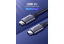 Кабель USB Type C to Type C Ugreen US161, 1.5м., 3A, 60W - зображення 4