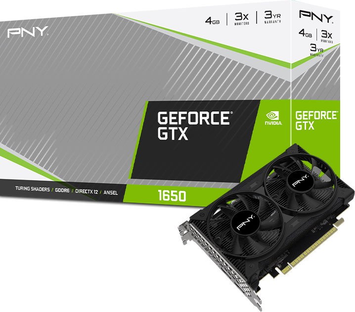 Відеокарта GeForce GTX1650 4 Gb GDDR6 PNY (VCG16504D6DFPPB) - зображення 6