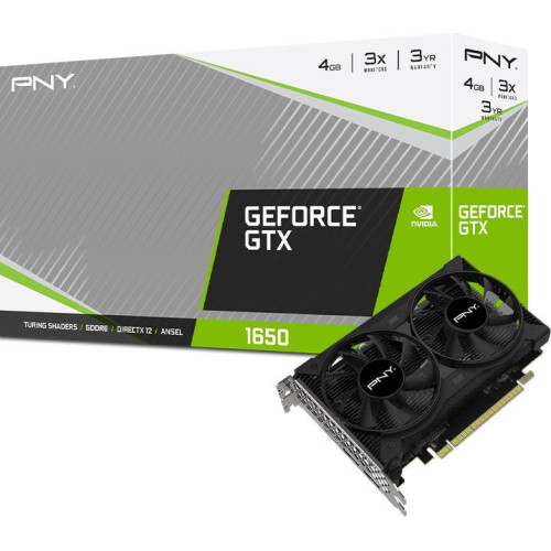 Відеокарта GeForce GTX1650 4 Gb GDDR6 PNY (VCG16504D6DFPPB) - зображення 7