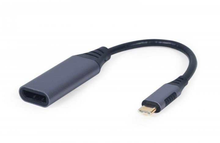 Перехідник USB 3.0 Type-C (male) to DisplayPort 4K (female) Cablexpert, 0.15 м, - зображення 1